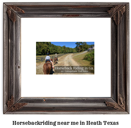 horseback riding near me in Heath, Texas